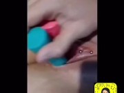Pierced Pretty Pussy gets destroyed by toys