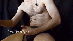 Sexy wanking with cum