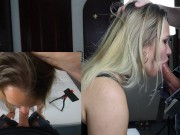 Amateur Teen Fast Deepthroat Big Cock and Swallow Cum 6/16