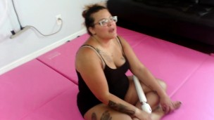 Post Wrestling Session Masturbation with Zoe