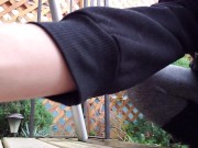 A Morning Pee On My Deck In The Rain 14/16