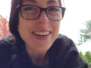 A Morning Pee On My Deck In The Rain 16/16