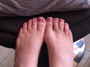 Pretty white girl feet 14/16