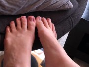 Pretty white girl feet 15/16