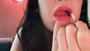 Lipstick Application Oral Fixation