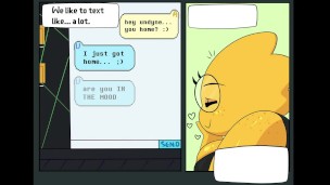 Short Distance Relationship~Undertale Comic Dub(Alphys X Undyne)