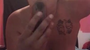 Thick interracial bbw fucks bottle