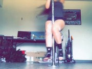  Teen Plays Around On Pole 15/16