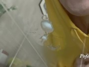 стала раком для своего на кухне, чтобы попробовать анальный се 16/16