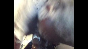 MEGHAN WOOD EBONY BABE RIDES TWERKS & CREAMS ON DICK IN BUBBLE BATH 