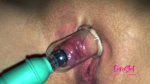 Big Clit Vacuum Pumping and Womanizer Masturbation