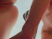 Quick Risky Public Creampie | Big Tits Teen Hairy Ginger Pussy Dripping Cum 8/16