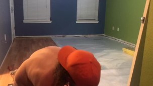 Laying wood