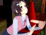 Rika Shinozaki - Rough sex in the storage room - Sword Art Online / SAO