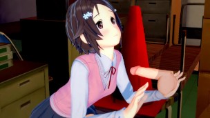 Rika Shinozaki - Rough sex in the storage room - Sword Art Online / SAO