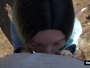 Halloween Elf. Risky Sex In The Forest - Almost Caught 3/16