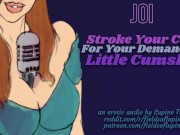 Stroke your cock for your desperate little cumslut - EROTIC AUDIO JOI