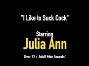 Mesmerizing Mommy Julia Ann Spews Cum On Feet After Blowjob! 1/16