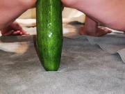 big cucumber deep in my ass