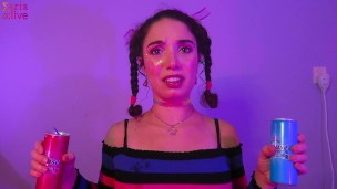 Blueberry inflation - Soda mix - turning violet - Halloween - Inflation