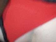 Fucked my girl ass in her Red panties sorry for camera fail  14/16