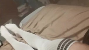 Thigh Highs cumshot 