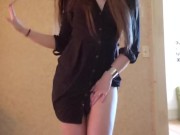 Brunette does striptease to Ride(Somo). Dance and Tease to nude. Boot/heels 2/16