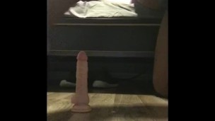 Fat Black Ass Rides White Cock while Playing Fortnite 