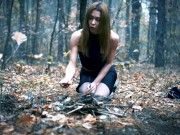 Fortuneteller teen in the forest turns into a succubus horny for devil cum 4/16