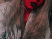 The Devil Gives a Lubed Up Handjob 12/16