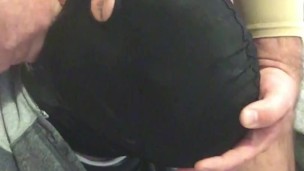 Fag gets super sloppy facefuck from straight alpha - Part One
