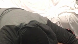 Fag gets super sloppy facefuck from straight alpha - Part Two