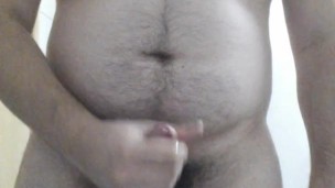 Shooting lots of cum.