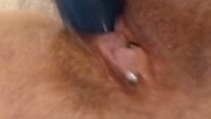 Big blue dildo