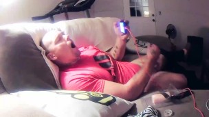 Blastin off my cock!