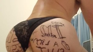 Fucking myself in my ass