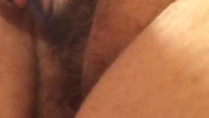 BBW Mature MILF Blue Vibrator Play