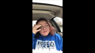 flashing in my car