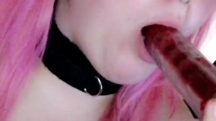 Blowing dildo 