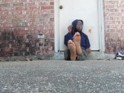 Ebony Male Soles Smoking (Follow On Instagram - @eyiv)