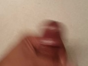 Used Baby Oil Jacking Off Cumshot At My Girlfriends Parents House