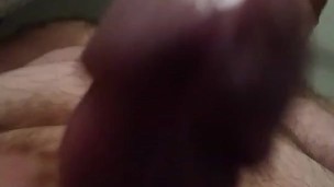 Masterbation in bathroom stroking my cock