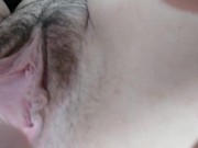 Playing with my loooong pussy lips | HD | very close!