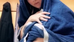 Pregnant MILF After Shower