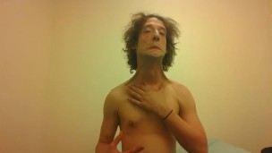 Topless Transgirl Super Extending Her Neck