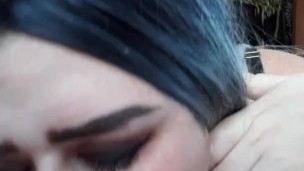 Practicing dick sucking for Daddy