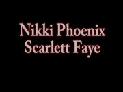 Lesbian Lovers Nikki Phoenix & Scarlett Faye Lick That Pussy 2/16