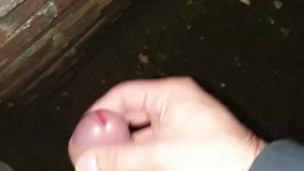 Quick cum in public... Almost caught at the beginning