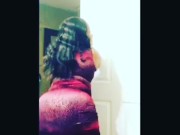 Lady in the red dress