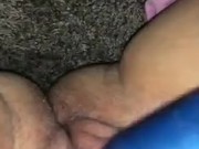 Fucking myself with a dildo